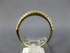 ESTATE .18CT DIAMOND 14K YELLOW GOLD SHARED PRONG SEMI ETERNITY ANNIVERSARY RING