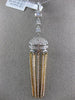 ESTATE LARGE 1.72CT DIAMOND 18KT WHITE & ROSE GOLD 3D JOURNEY CHANDELIER PENDANT