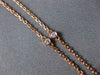 ESTATE 1.40CT PINK DIAMOND 18K ROSE GOLD 3D BY THE YARD BUTTERFLY LEAF NECKLACE