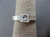 ESTATE EGL 1.70CT PRINCESS DIAMOND 14K WHITE GOLD CLASSIC ENGAGEMENT RING #25520