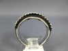 ESTATE LARGE 1.90CT DIAMOND 14KT WHITE GOLD 3D FIVE ROW WEDDING ANNIVERSARY RING
