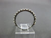 ANTIQUE .51CT ROUND DIAMOND 14KT WHITE GOLD SEMI ETERNITY RING BAND 2mm #21704