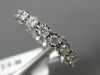ESTATE .98CT DIAMOND 14KT WHITE GOLD ETERNITY MILGRAIN FILIGREE ANNIVERSARY RING