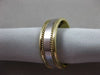 ESTATE 14KT YELLOW & WHITE GOLD HANDCRAFTED WEDDING ANNIVERSARY RING #24640