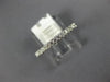 ESTATE .24CT DIAMOND 14KT WHITE GOLD SEMI ETERNITY COMFORT FIT ANNIVERSARY RING