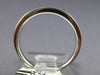 ESTATE .50CT DIAMOND 14K WHITE GOLD 3D SEMI ETERNITY CHANNEL ANNIVERSARY RING