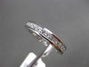 ESTATE 1.45CT DIAMOND 14KT WHITE GOLD PRINCESS CUT CHANNEL ETERNITY RING 3mm