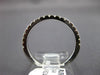 ESTATE .37CT DIAMOND 14KT WHITE GOLD SHARED PRONG SEMI ETERNITY ANNIVERSARY RING