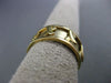 ESTATE WIDE 14KT YELLOW GOLD 3D BUTTERFLY X LOVE ETERNITY ANNIVERSARY RING BAND