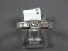 ESTATE .81CT ROUND DIAMOND 14KT WHITE GOLD 3D 7 STONE ANNIVERSARY RING #16954