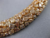ESTATE LARGE GIA 42.93CT PINK DIAMOND 18KT ROSE GOLD CLUSTER ETERNITY NECKLACE