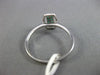 ESTATE .35CT DIAMOND & AAA EMERALD 14KT WHITE GOLD 3D MULTI ROW BARREL FUN RING