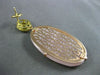 ESTATE LARGE .50CT TOPAZ & AVENTURINE 18KT YELLOW & ROSE GOLD HANGING EARRINGS