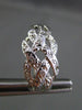 ESTATE WIDE .10CT DIAMOND 14KT WHITE GOLD 3D WOVEN CRISS CROSS CLIP ON EARRINGS