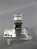 ANTIQUE WIDE .77CT DIAMOND 14KT WHITE GOLD 3D CLASSIC ANNIVERSARY RING #12412