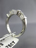 ESTATE .75CT DIAMOND 14KT WHITE GOLD 3D CLASSIC WEDDING ANNIVERSARY RING #18914