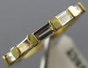 ESTATE .25CT DIAMOND 14K YELLOW GOLD 5 STONE BAGUETTE ANNIVERSARY RING #2421