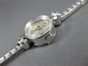 ESTATE BENRUS .75CT OLD MINE DIAMOND 14K WHITE GOLD 3D ROUND TENNIS WATCH #26622