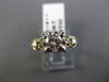 ANTIQUE .70CT OLD MINE DIAMOND 14K WHITE & YELLOW GOLD 3D ENGAGEMENT RING #21917