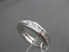 ESTATE 1.85CT BAGUETTE & ROUND DIAMOND 14KT WHITE GOLD CHANNEL ETERNITY RING 4mm