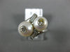 ANTIQUE LARGE .46CT DIAMOND & AAA SOUTH SEA PEARL 18K WHITE GOLD 3D FUN RING