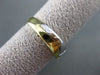 ESTATE .25CT DIAMOND 14KT TWO TONE GOLD DOUBLE SIDED GYPSY MENS RING #10288
