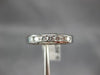 ESTATE .81CT ROUND DIAMOND 14KT WHITE GOLD 3D 7 STONE ANNIVERSARY RING #16954