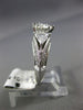ESTATE LARGE GIA 2.27CT DIAMOND PLATINUM 3D THREE STONE ENGAGEMENT RING #25772
