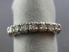 ESTATE .60CT ROUND CUT DIAMOND 14KT WHITE GOLD 7 STONE ANNIVERSARY RING #7831