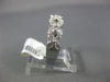 ESTATE .30CT DIAMOND 14KT WHITE GOLD INFINITY FILIGREE WEDDING ANNIVERSARY RING