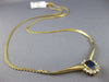 ESTATE 1.10CT DIAMOND & AAA SAPPHIRE 14KT YELLOW GOLD 3D FLOWER NECKLACE #13011