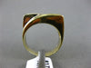 ESTATE .78CT BAGUETTE DIAMOND 14K TWO TONE GOLD CLASSIC DOUBLE SIDED RING #17723