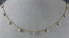 ESTATE .50CT DIAMOND 14KT YELLOW GOLD CLASSIC BY THE YARD FLOATING LOVE NECKLACE