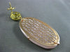 ESTATE LARGE .50CT TOPAZ & AVENTURINE 18KT YELLOW & ROSE GOLD HANGING EARRINGS