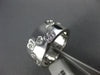 ESTATE WIDE .45CT DIAMOND 18K WHITE GOLD 5 STONE ETOILE WEDDING ANNIVERSARY RING