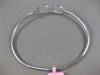 ESTATE .55CT DIAMOND 14K WHITE GOLD CLASSIC CRISS CROSS FLEXIBLE BANGLE BRACELET
