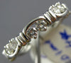 ESTATE 1.0CT ROUND CUT DIAMOND 18KT WHITE GOLD CLASSIC WEDDING ANNIVERSARY RING