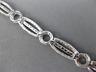 ESTATE WIDE .96CT DIAMOND 14KT WHITE GOLD CLASSIC CIRCLE OF LIFE TENNIS BRACELET