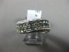 ESTATE 2.72CT DIAMOND & GREEN AMETHYST 14KT WHITE GOLD CRISS CROSS RAINBOW RING