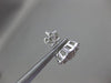 ESTATE 1CT DIAMOND 14K WHITE GOLD CLASSIC MARQUISE CLUSTER FLOWER STUD EARRINGS