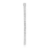 ESTATE 2.26CT ROUND DIAMOND 14KT WHITE GOLD 3D INSIDE OUT CLASSIC HOOP EARRINGS