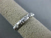 .24CT DIAMOND 14KT WHITE GOLD 3D ETERNITY ETOILE WEDDING ANNIVERSARY RING #2043