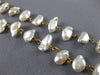 ANTIQUE EXTRA LONG AAA BAROQUE PEARL 14KT YELLOW GOLD 3D CLASSIC LOVE NECKLACE
