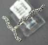 ESTATE .20CT ROUND CUT DIAMOND 14K WHITE GOLD 3D CLASSIC SIDEWAY CROSS LOVE RING