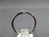 ESTATE .20CT ROUND CUT DIAMOND 18KT WHITE GOLD 3D CLASSIC PAVE CLUSTER LOVE RING
