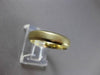 ESTATE 14KT YELLOW GOLD MATTE & SHINY COMFORT FIT WEDDING BAND RING 4.5mm #2344