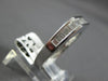 ESTATE .88CT BAGUETTE DIAMOND PLATINUM CONCAVE CHANNEL ANNIVERSARY RING #17312