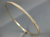 1.44CT DIAMOND 18K ROSE GOLD 3D ROUND FILIGREE MILGRAIN ETERNITY BANGLE BRACELET