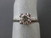 ANTIQUE .60CT DIAMOND 14K WHITE GOLD 3D FILIGREE FISHTAIL ENGAGEMENT RING #20145
