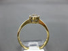 ESTATE .30CT DIAMOND 14KT YELLOW GOLD 3D CLASSIC FLOWER PROMISE FUN LOVE RING